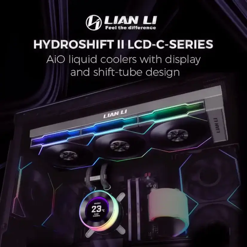 Montaje Refrigeración Líquida LIAN LI Hydroshift II LCD Gaming PC Soto del Real